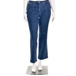 Escada Stretch Denim Trousers Womens 26x32 Blue Cotton Elastane Made In Italy